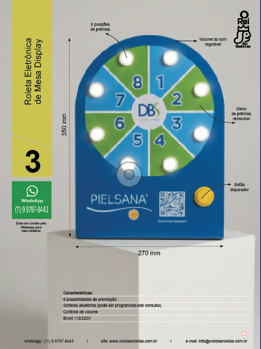 roleta display