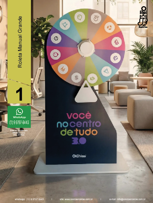 roleta manual sorteio de premio