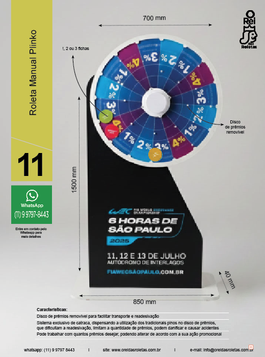 roleta para sorteio de premios em niteroi